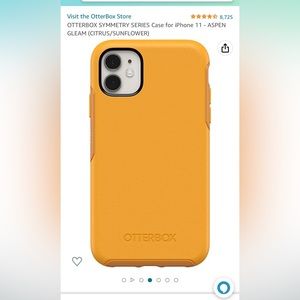 iPhone 11 Otterbox Symmetry Case (Aspen Gleam, Citrus, Sunflower, Yellow)